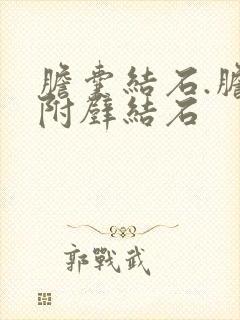 胆囊结石.胆囊附壁结石