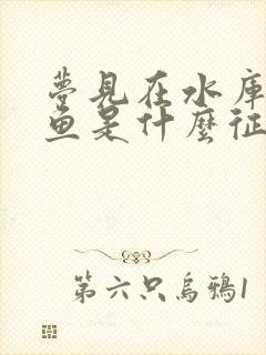 梦见在水库里抓鱼是什么征兆