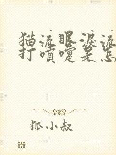 猫流眼泪流鼻涕打喷嚏是怎么回事