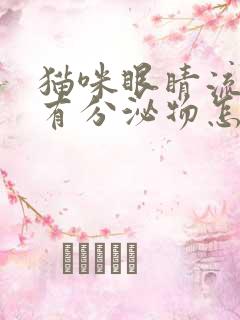 猫咪眼睛流眼泪有分泌物怎么回事