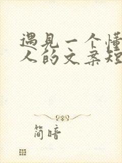 遇见一个懂你的人的文案短句