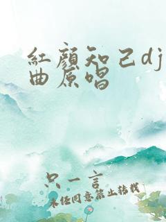 红颜知己dj歌曲原唱