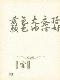 黄色大衣搭什么颜色内搭好看