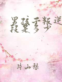 男孩子叛逆年龄段是多少