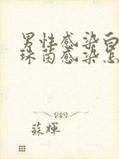 男性感染白色念珠菌感染怎么治疗