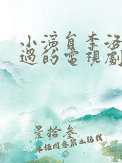 小演员李洛伊演过的电视剧