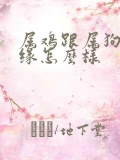 属鸡跟属狗的姻缘怎么样