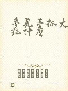 梦见手抓大便预兆什么