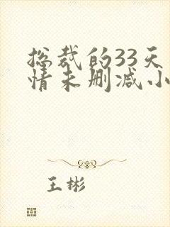 总裁的33天索情未删减小说