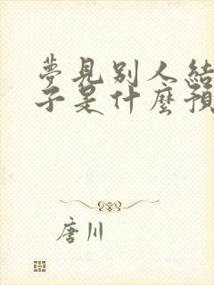 梦见别人结婚生子是什么预兆