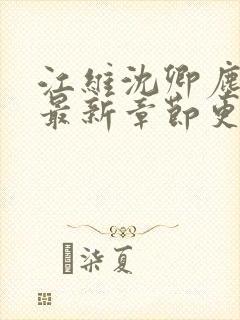 江维沈卿尘小说最新章节更新时间