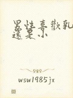 男性喜欢乳头大还是小