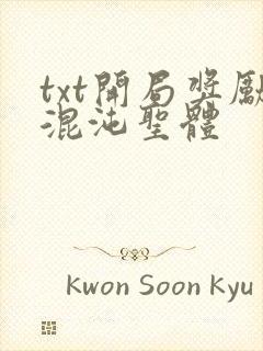 txt开局奖励混沌圣体