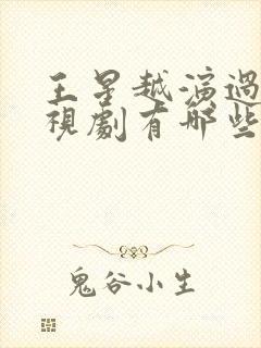 王星越演过的电视剧有哪些