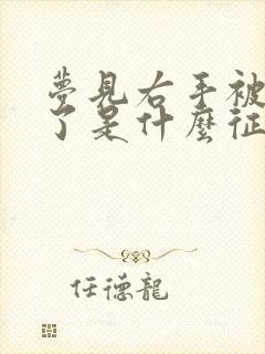 梦见右手被蛇咬了是什么征兆