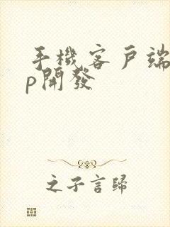 手机客户端app开发