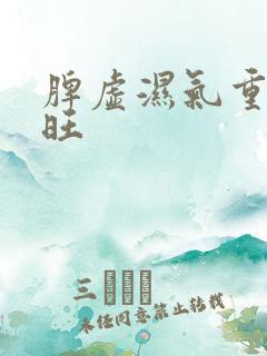 脾虚湿气重肝火旺