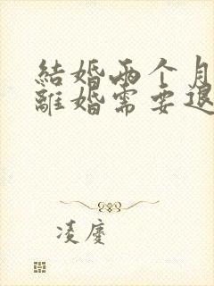 结婚两个月家暴离婚需要退彩礼吗