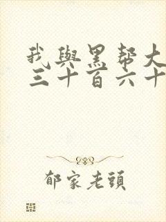 我与黑帮大佬的三十百六十五天2在线观看