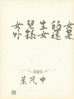 女儿生的女儿是外孙女还是外甥女