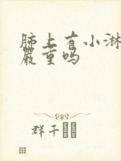 肺上有小淋巴结严重吗