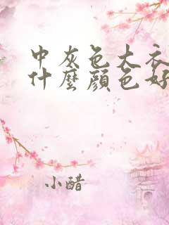 中灰色大衣内搭什么颜色好看