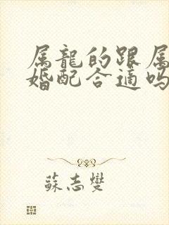 属龙的跟属猴的婚配合适吗