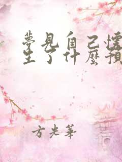 梦见自己怀孕快生了什么预兆