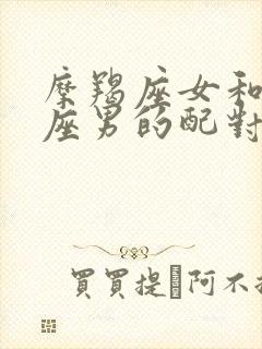 摩羯座女和处女座男的配对指数