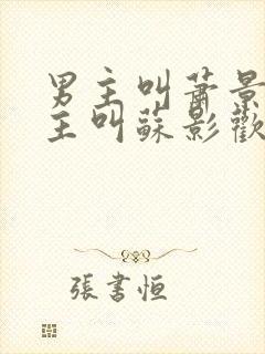 男主叫萧景渊女主叫苏影欢的小说