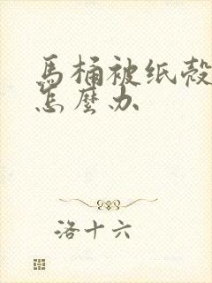 马桶被纸壳堵了怎么办