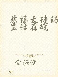 慈禧太后的秘密生活在线