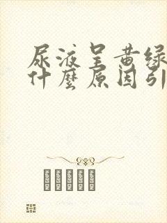 尿液呈黄绿色是什么原因引起的