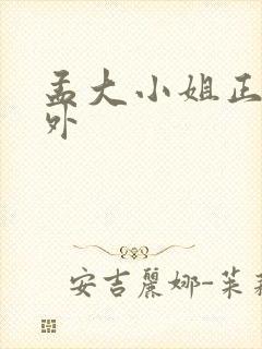 孟大小姐正版番外