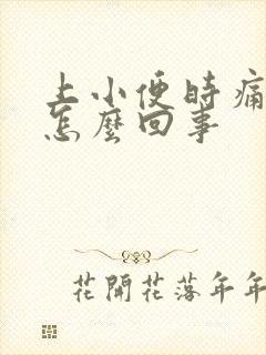 上小便时痛带血怎么回事