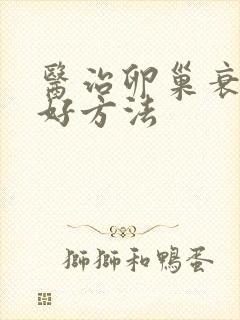 医治卵巢衰退的好方法