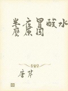 半夜冒酸水是什么原因