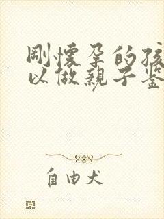 刚怀孕的孩子可以做亲子鉴定吗