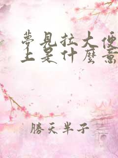 梦见拉大便在身上是什么意思