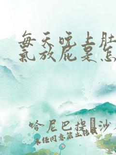 每天晚上肚子胀气放屁是怎么回事