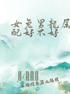 女兔男龙属相婚配好不好