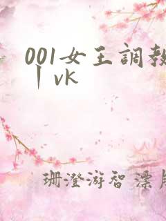 001女王调教丨vk