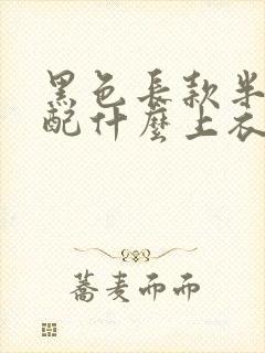 黑色长款半身裙配什么上衣好看