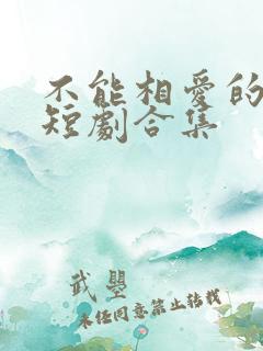 不能相爱的我们短剧合集