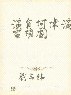 演员何伟演过的电视剧