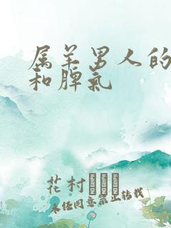 属羊男人的性格和脾气