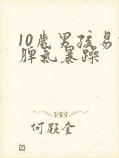 10岁男孩易怒脾气暴躁