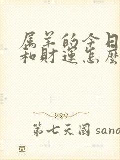 属羊的今日运势和财运怎么样