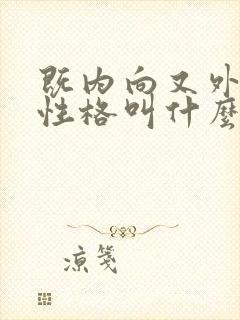 既内向又外向的性格叫什么