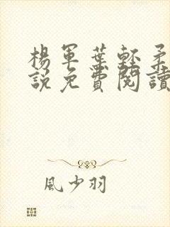 杨军叶轻柔的小说免费阅读无弹窗